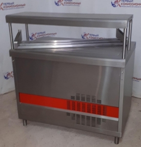 Прилавок холодильный пвв(н)-70км-нш с направляющей