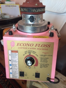 Аппарат сахарной ваты, модель Econo Floss, 4kg/h., пластиковый ловитель, спираль