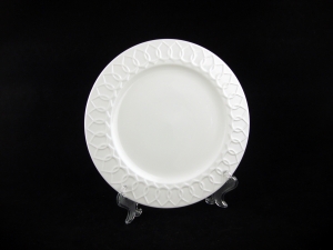 Тарелка десертная Претти d=19см. Белый фарфор.