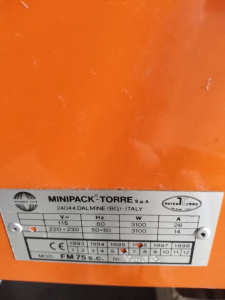 Упаковщик Minipack-Torre FM-75 (Италия)